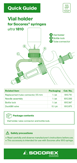 QuickGuides Vial Holder Ultra Syringes Cover